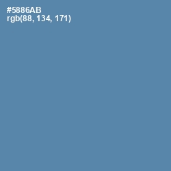 #5886AB - Horizon Color Image