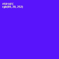 #5914FC - Purple Heart Color Image