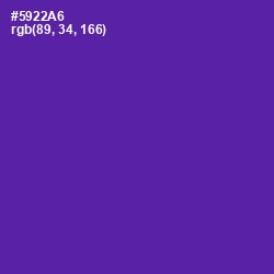 #5922A6 - Daisy Bush Color Image