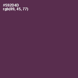#592D4D - Voodoo Color Image