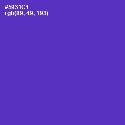 #5931C1 - Purple Heart Color Image