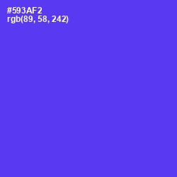 #593AF2 - Purple Heart Color Image