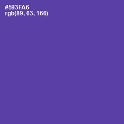 #593FA6 - Royal Purple Color Image