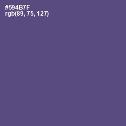 #594B7F - Comet Color Image