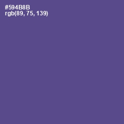 #594B8B - Victoria Color Image