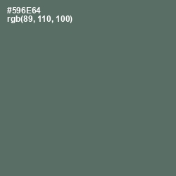 #596E64 - Como Color Image