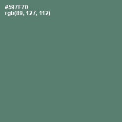 #597F70 - Cutty Sark Color Image