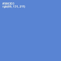 #5983D3 - Havelock Blue Color Image