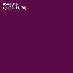 #5A0B46 - Loulou Color Image