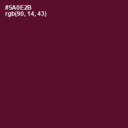 #5A0E2B - Bordeaux Color Image