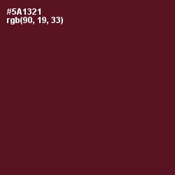 #5A1321 - Bordeaux Color Image