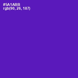 #5A1ABB - Daisy Bush Color Image