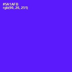 #5A1AFB - Purple Heart Color Image