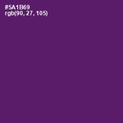 #5A1B69 - Honey Flower Color Image