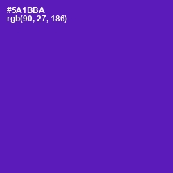 #5A1BBA - Daisy Bush Color Image