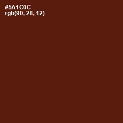 #5A1C0C - Redwood Color Image