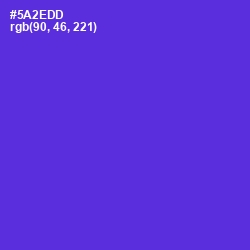 #5A2EDD - Purple Heart Color Image