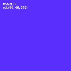 #5A2EFC - Purple Heart Color Image