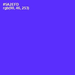 #5A2EFD - Purple Heart Color Image