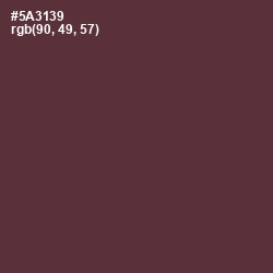 #5A3139 - Congo Brown Color Image