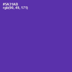 #5A31AB - Royal Purple Color Image