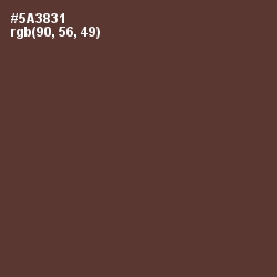 #5A3831 - Congo Brown Color Image