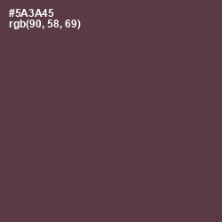 #5A3A45 - Matterhorn Color Image