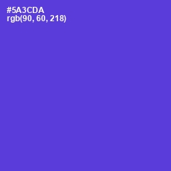 #5A3CDA - Purple Heart Color Image