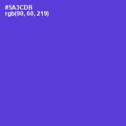 #5A3CDB - Purple Heart Color Image