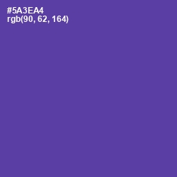 #5A3EA4 - Royal Purple Color Image