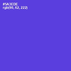 #5A3EDE - Purple Heart Color Image