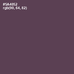 #5A4052 - Mortar Color Image
