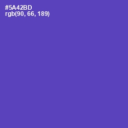 #5A42BD - Blue Violet Color Image