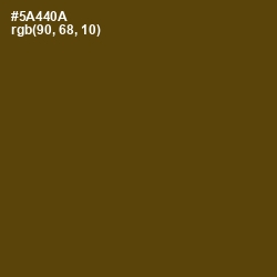 #5A440A - Bronze Olive Color Image