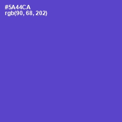 #5A44CA - Fuchsia Blue Color Image