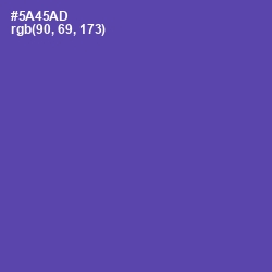 #5A45AD - Blue Violet Color Image