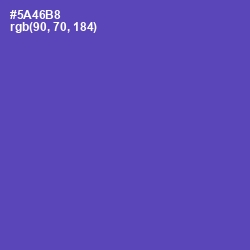 #5A46B8 - Blue Violet Color Image