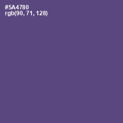 #5A4780 - Victoria Color Image