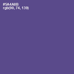 #5A4A8B - Victoria Color Image