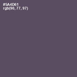 #5A4D61 - Scarpa Flow Color Image