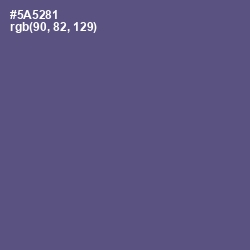 #5A5281 - Victoria Color Image