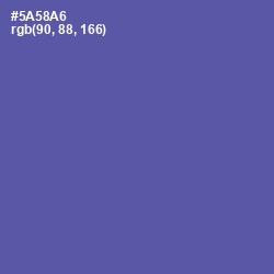#5A58A6 - Scampi Color Image