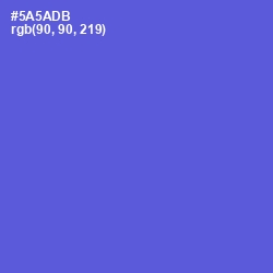 #5A5ADB - Indigo Color Image