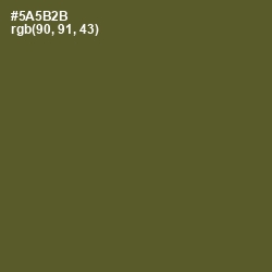 #5A5B2B - Verdigris Color Image