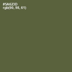 #5A623D - Chalet Green Color Image