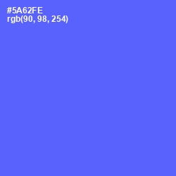 #5A62FE - Royal Blue Color Image