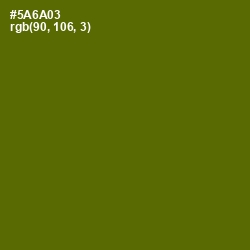 #5A6A03 - Green Leaf Color Image