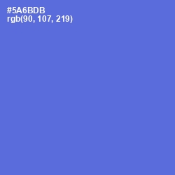 #5A6BDB - Indigo Color Image