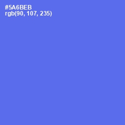 #5A6BEB - Royal Blue Color Image