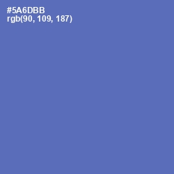 #5A6DBB - San Marino Color Image
